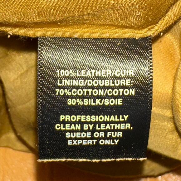 Lafayette 148 Genuine Leather Jacket Size 12 *Flawed - Picture 4 of 14